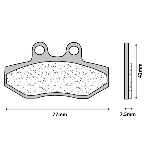 Plaquette de frein CL Brakes Plaquette de frein CL Brakes – Image 2