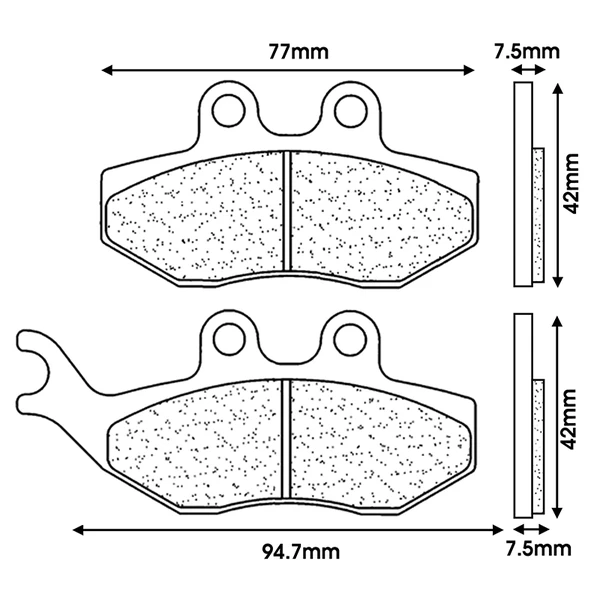 Plaquette de frein CL Brakes Plaquette de frein CL Brakes – Image 2