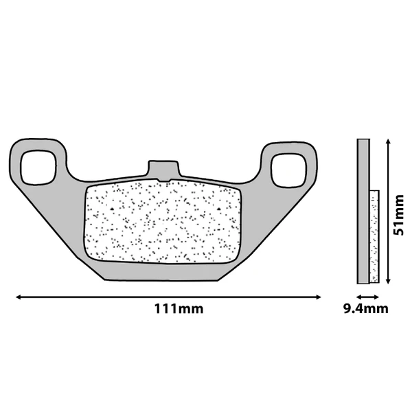 Plaquette de frein CL Brakes Plaquette de frein CL Brakes – Image 2