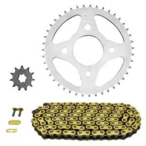 Kit chaîne Afam 428 11/43 renforcé or Kymco 50