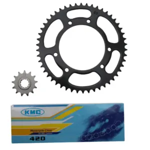 Kit chaîne P2R 420 13/50 pour 50cc boîte
