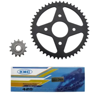 Kit chaîne P2R 420 13/47 MBK X-Power Yamaha TZR 50