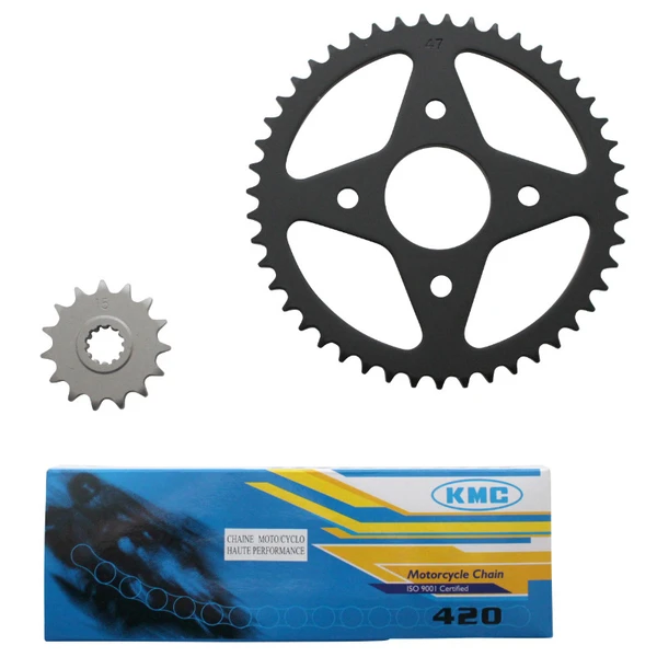 Kit chaîne P2R 420 15/47 pour 50 à boîte Kit chaîne P2R 420 15/47 pour 50 à boîte