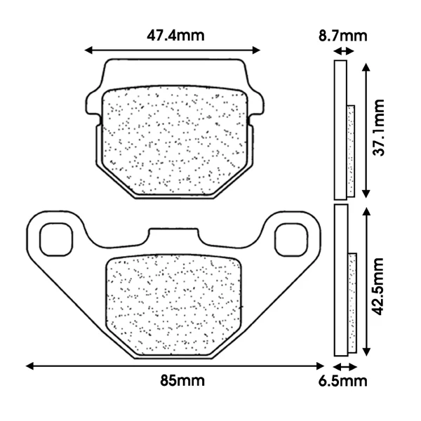 Plaquette de frein CL Brakes Plaquette de frein CL Brakes – Image 2
