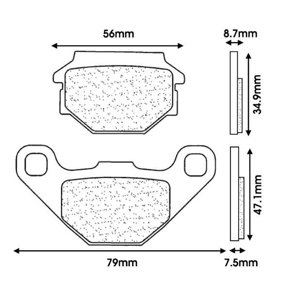 Garnitures de frein CL Brakes Garnitures de frein CL Brakes – Image 2