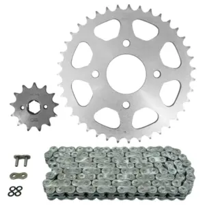 Kit chaîne Afam 520 13/39 acier Honda CA Rebel 125