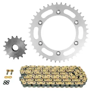 Kit chaîne Afam 520 16/42 super renforcé or