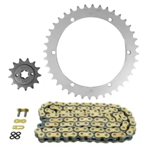 Kit chaîne Afam 520 13/40 renforcé or Yamaha YFS Blaster 200