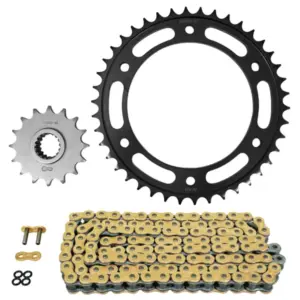 Kit chaîne Afam 525 super renforcé 16/42 or Husqvarna Nuda R