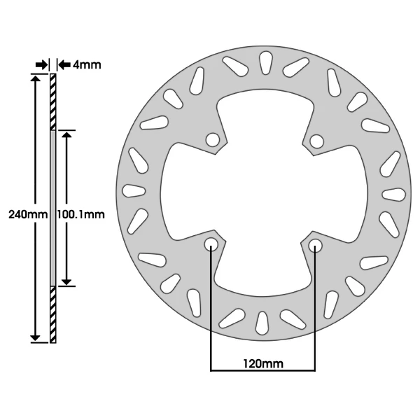 Disque de frein Newfren Disque de frein Newfren – Image 2