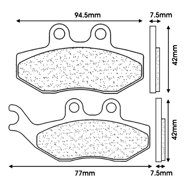 Plaquette de frein CL Brakes Plaquette de frein CL Brakes – Image 2