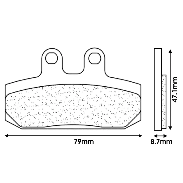 Plaquette de frein CL Brakes Plaquette de frein CL Brakes – Image 2
