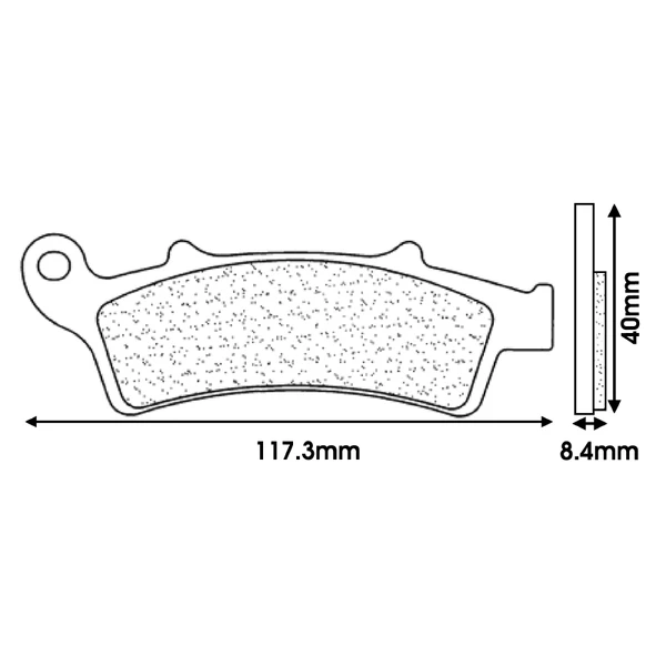 Plaquette de frein CL Brakes Plaquette de frein CL Brakes – Image 2
