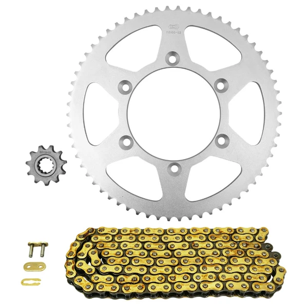 Kit chaîne Afam 420 renforcé or 11/62 CPI 50 Kit chaîne Afam 420 renforcé or 11/62 CPI 50