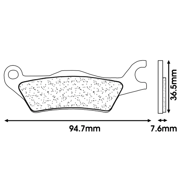 Plaquette de frein CL Brakes Plaquette de frein CL Brakes – Image 2