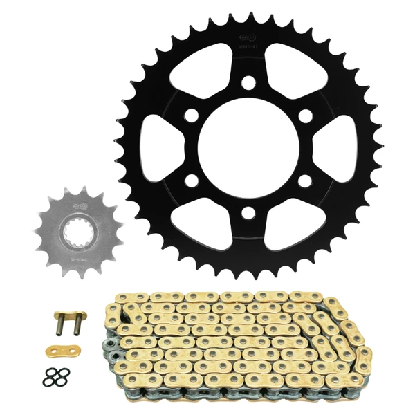 Kit chaîne Afam 525 hyper renforcé or Kawasaki Z 1000 SX Kit chaîne Afam 525 hyper renforcé or Kawasaki Z 1000 SX