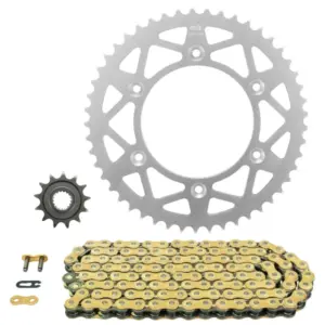 Kit chaîne Afam 520 13/49 or Honda CRF 250 R