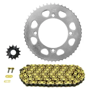 Kit chaîne Afam 428 renforcé 13/50 or Beta RR Motard 50