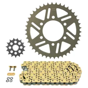 Kit chaîne Afam 520 15/42 hyper renforcé or Kawasaki Z 1000