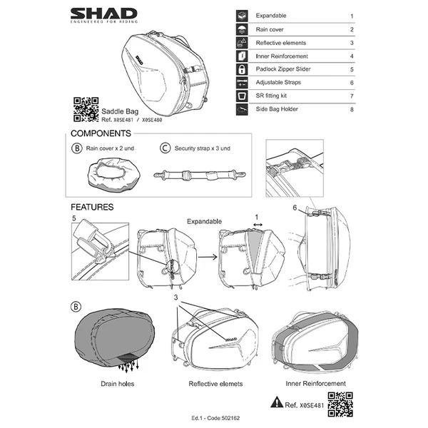 Sacoche cavalière Shad Sacoche cavalière Shad – Image 10
