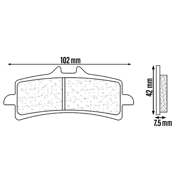 Plaquette de frein CL Brakes Plaquette de frein CL Brakes – Image 3
