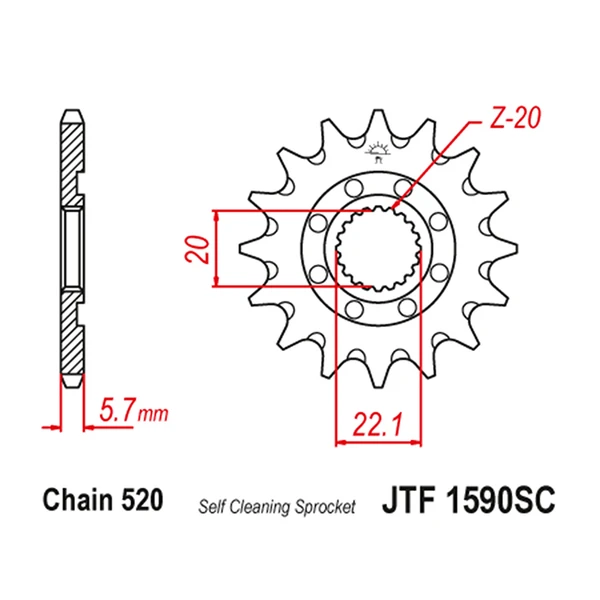 Pignon JT Sprockets Pignon JT Sprockets – Image 2