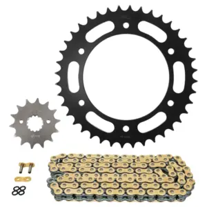 Kit chaîne Afam 520 14/40 renforcé or Mash X-Ride 650
