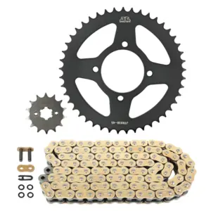 Kit chaîne JT Sprockets 428 VX3 14/45 renforcé Yamaha 125