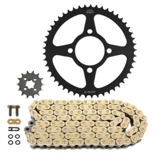 Kit chaîne JT Sprockets 428 VX3 14/49 renforcé Suzuki Van Van 125