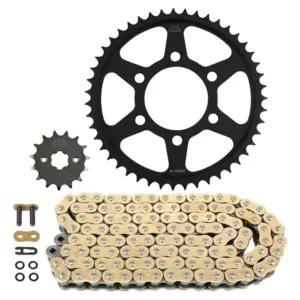 Kit chaîne JT Sprockets 428 VX3 15/47 renforcé Honda CB 125 R