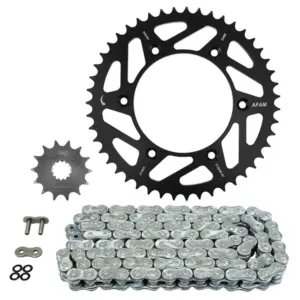 Kit chaîne Afam 520 14/47 hyper renforcé CF Moto MT 450