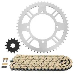 Kit chaîne Afam 420 14/50 or Kawasaki KX 85