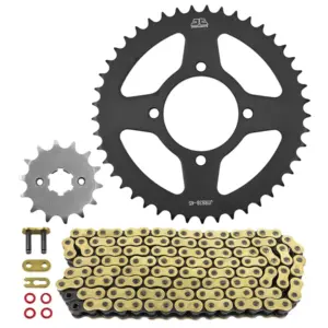 Kit chaîne JT Sprockets 428 14/45 renforcé Yamaha YBR 125