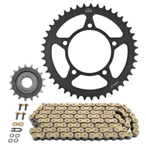 Kit chaîne JT Sprockets 520 VX3 17/43 renforcé Aprilia RS Tuono 660