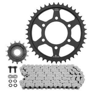 Kit chaîne JT Sprockets 525 VX3 15/41 renforcé Kawasaki