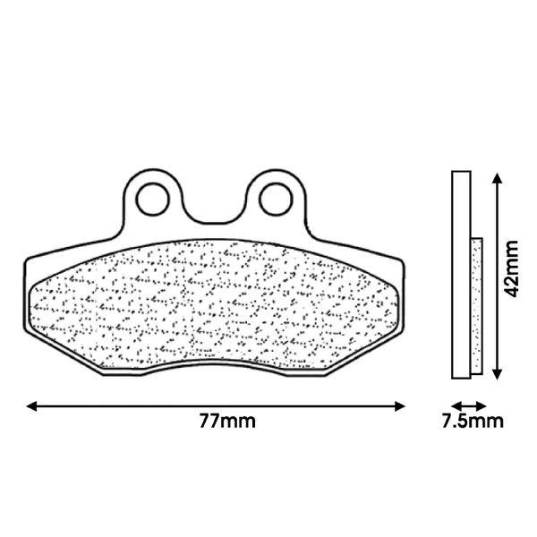 Plaquette de frein CL Brakes Plaquette de frein CL Brakes – Image 2