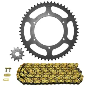 Kit chaîne Afam 420 renforcé or 11/53 Derbi GPR 50