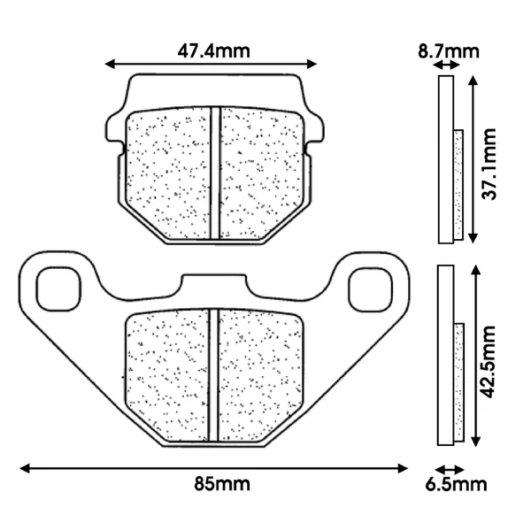 Plaquette de frein CL Brakes Plaquette de frein CL Brakes – Image 2
