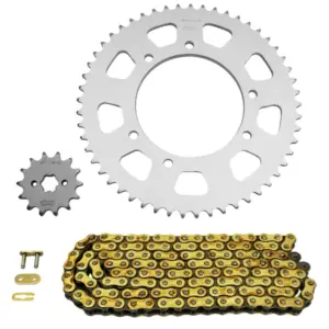 Kit chaîne Afam 420 14/53 or renforcé Gilera SMT SM 50