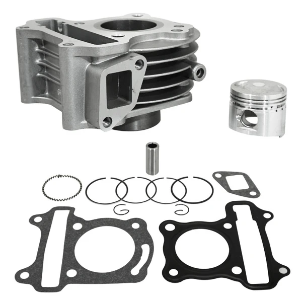 Cylindre scoot adaptable scoot 50 chinois 4t gy6,139qmb-baotian 50 bt49qt 4t-kymco 50 agility 4t-peugeot 50 v-clic 4t-sym 50 orbit 4t (axe de piston 13 mm) -p2r fonte- Cylindre scoot adaptable scoot 50 chinois 4t gy6,139qmb-baotian 50 bt49qt 4t-kymco 50 agility 4t-peugeot 50 v-clic 4t-sym 50 orbit 4t (axe de piston 13 mm) -p2r fonte-
