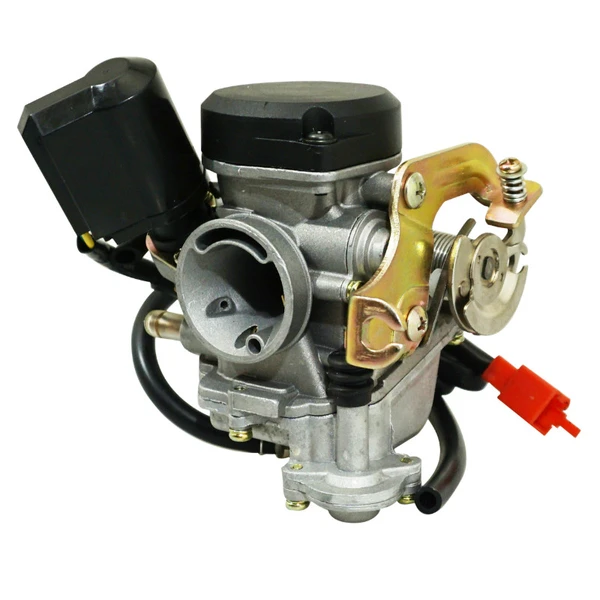 Carburateur scoot adaptable peugeot 50 kisbee 4t, v-clic 4t-kymco 50 agility 4t-sym 50 orbit 4t-baotian 50 bt49qt 4t-scoot 50 chinois 4t gy6,139qmb (diam 19 mm) -p2r qualite eco- Carburateur scoot adaptable peugeot 50 kisbee 4t, v-clic 4t-kymco 50 agility 4t-sym 50 orbit 4t-baotian 50 bt49qt 4t-scoot 50 chinois 4t gy6,139qmb (diam 19 mm) -p2r qualite eco- – Image 3