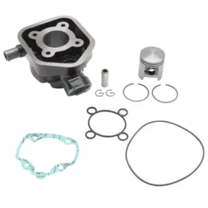 Cylindre scoot adaptable peugeot 50 speedfight liquide  -p2r fonte avec piston graphite-
