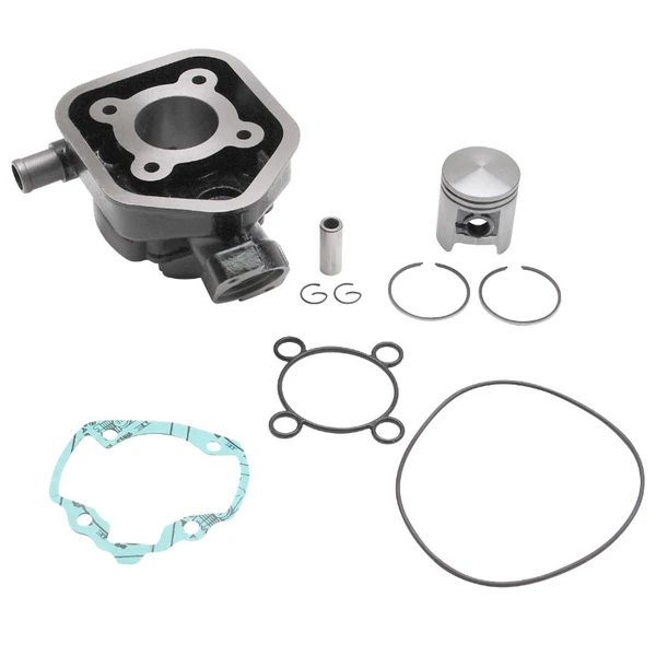 Cylindre scoot adaptable peugeot 50 speedfight liquide -p2r fonte avec piston graphite- Cylindre scoot adaptable peugeot 50 speedfight liquide -p2r fonte avec piston graphite-