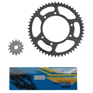 Kit chaîne P2R 420 14/53 Derbi Senda DRD 50