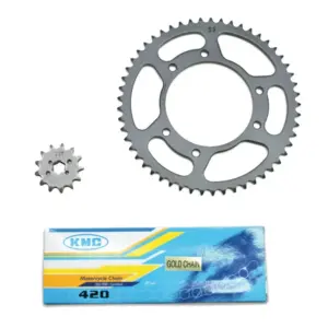 Kit chaîne P2R 420 13/53 Derbi Senda 50 boîte