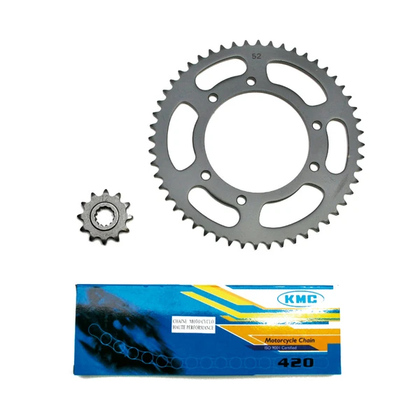Kit chaîne P2R 420 12/52 Peugeot XP6 50 Kit chaîne P2R 420 12/52 Peugeot XP6 50